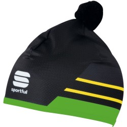 Mössa Ljus Sportful Squadra Light Race Hat svart - grön fluo